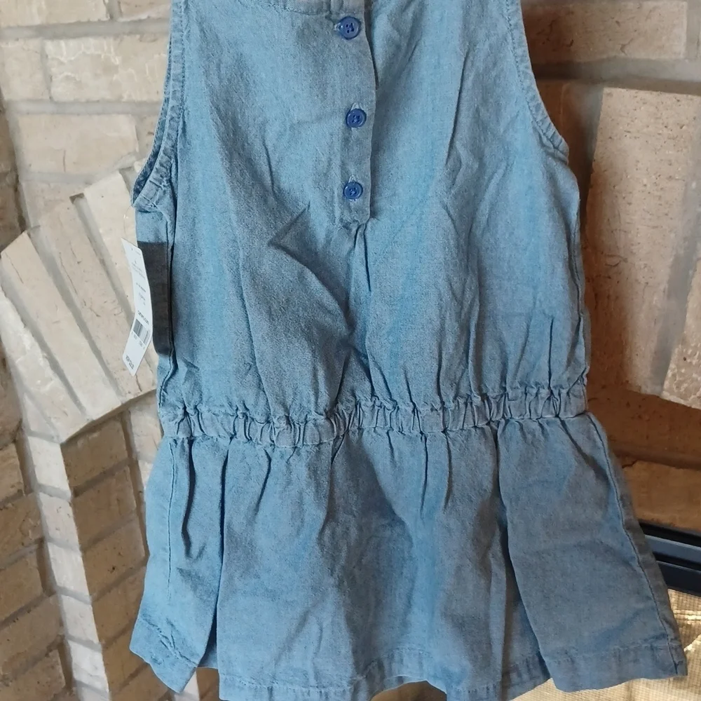 Carter’s Jean Embroyered Strap Shirt